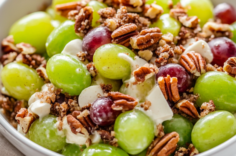 Healthy Grape Salad Recipe with Quinoa & Creamy Cashew Dressing