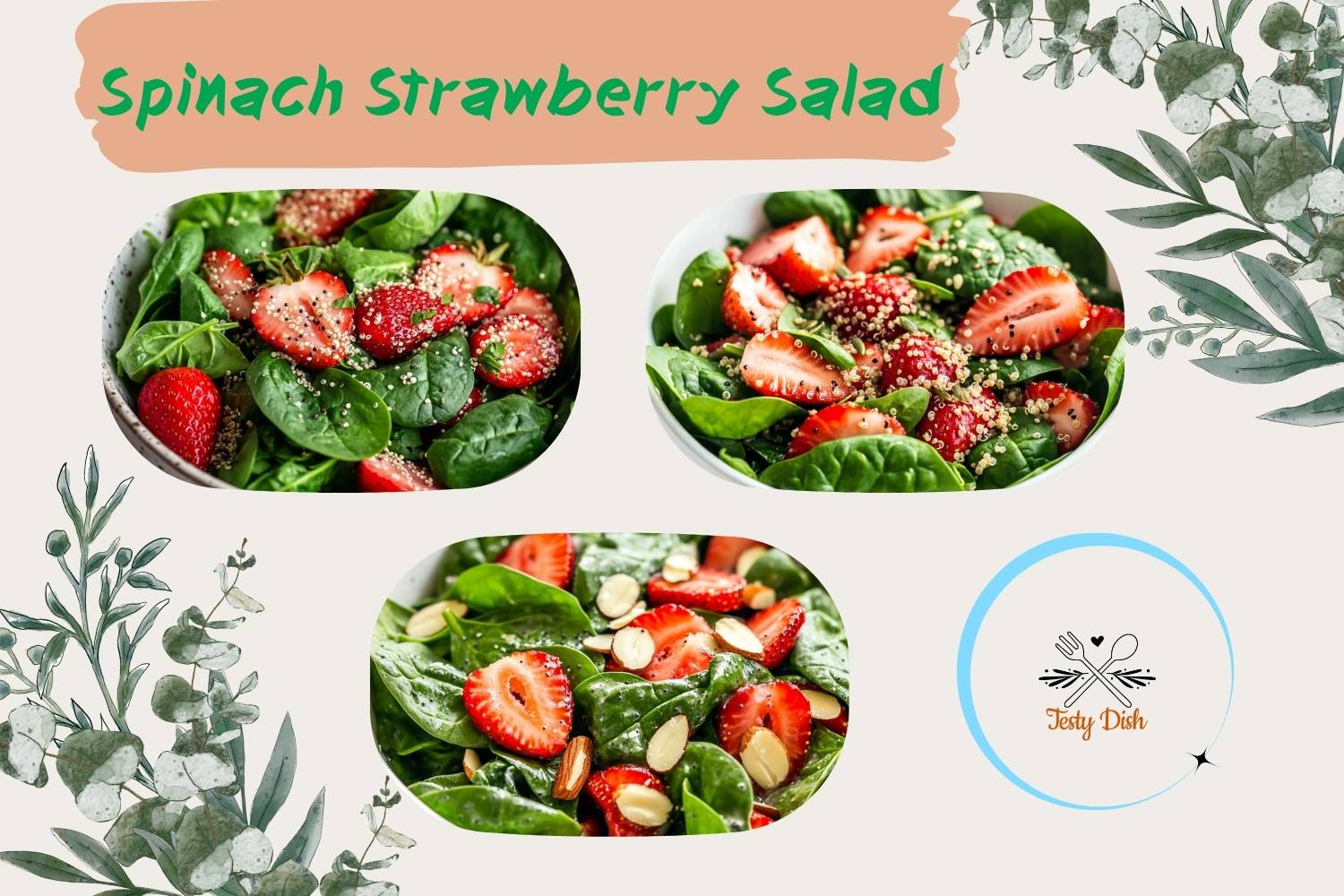 spinach strawberry salad