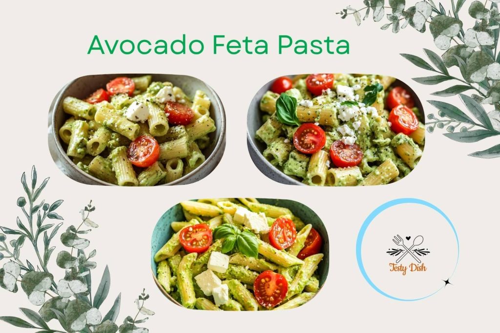 avocado feta pasta