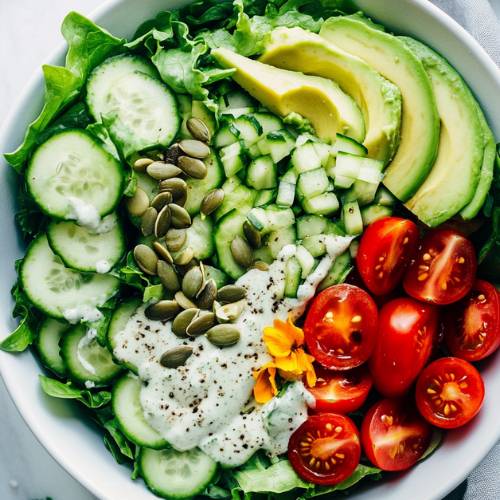 Green Goddess Salad Recipe (Creamy, Healthy & Crunchy Viral Salad)