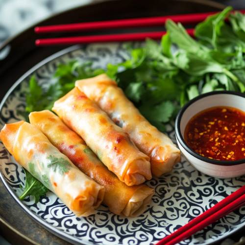 Healthy Spring Rolls (No Frying) – Easy Fresh Veggie Spring Rolls Recipe
