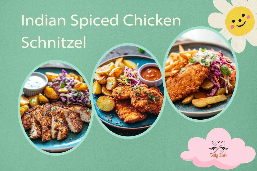 indian spiced chicken schnitzel