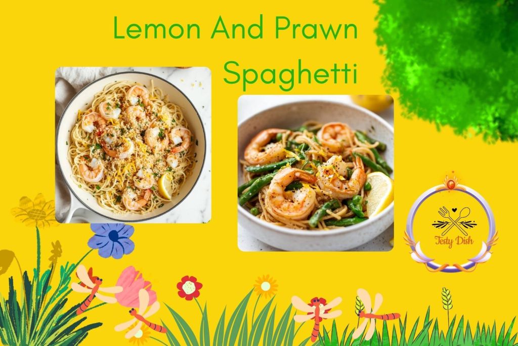 lemon and prawn spaghetti