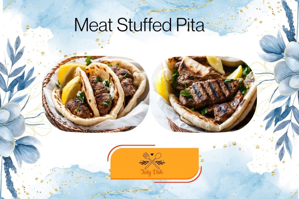 meat stuffed pita