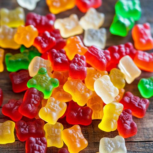 No Sugar Gummy Bears (Easy 2-Ingredient High Protein Snack)