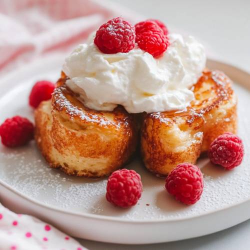 White Chocolate Raspberry French Toast (High Protein & Easy Breakfast)