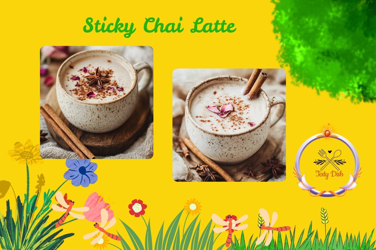 sticky chai latte