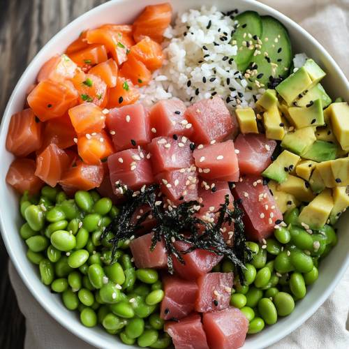 Healthy Tuna Poké Bowl Recipe Ready in 25 Minutes