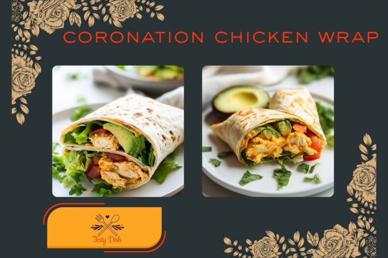 coronation chicken wrap
